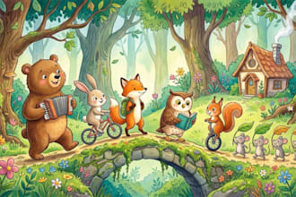 create children book illustration art