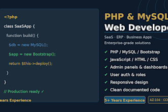 build a PHP mysql web application