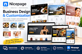 build food restaurant architecture building fashion  beauty nicepage website