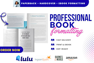 book formatting, ebook formatting, paperback formatting, kindle formatting
