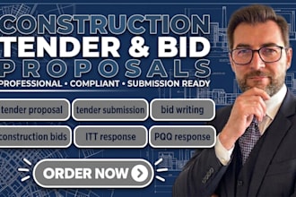write winning construction tender response, bid proposals and tender submissions
