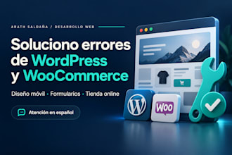 corregiré errores de wordpress y woocommerce en tu web