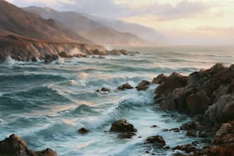 landscape oil painting art
