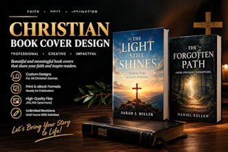 design faith base book cover, prayer journal christian cover
