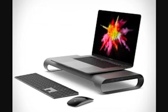 design laptop stands and ergonomic product 3d cad model
