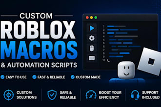 create custom roblox macros and automation scripts