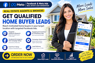 generate high quality real estate home buyer leads using facebook ads