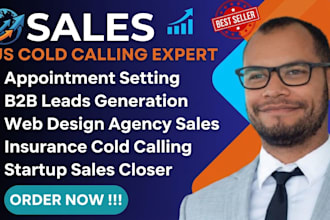 guarantee sales for startup business web design agency insurance us cold calling