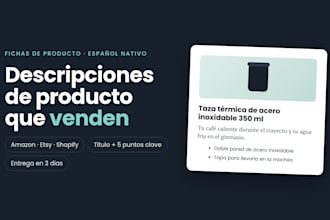 escribir descripciones de producto persuasivas en español para tu tienda online