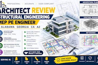 architect review structural engineering mep pe engineer in alabama georgia ca az