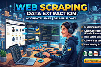 scrape data from different sources