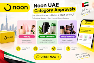 noon seller account and category approval services