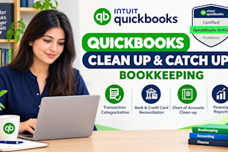 do quickbooks cleanup and catch up bookkeeping