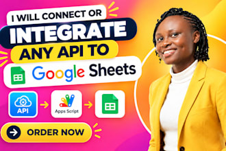 connect or integrate any api with google sheets
