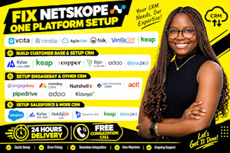 fix netskope one platform setup vcita nimble agile crm folk vanillasoft keap