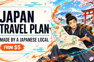 create a personalized japan travel itinerary made by a local