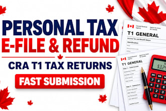 handle your cra tax filing and efile canadian personal income tax return