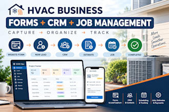 build your hvac forms, CRM and job management system