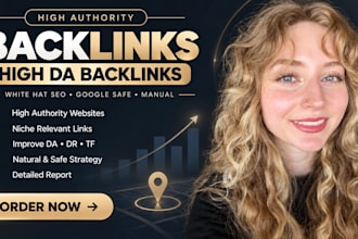 create quality backlinks for GEO and search authority