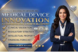 medical device business plan healthcare financial forecast investor pitch deck
