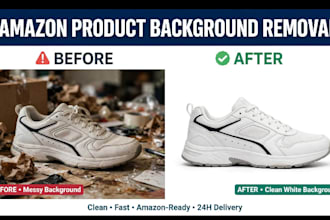 do background removal for amazon product photos