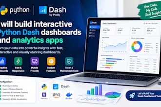 build interactive python dash dashboards and analytics apps