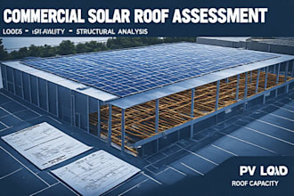 engineer your commercial solar roof structural assessment and load calculations