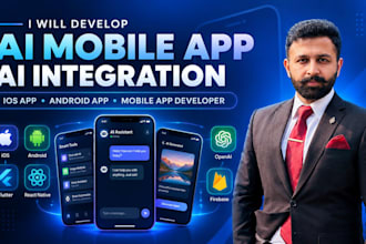develop ai mobile app, ai integration ios app, android app, mobile app developer