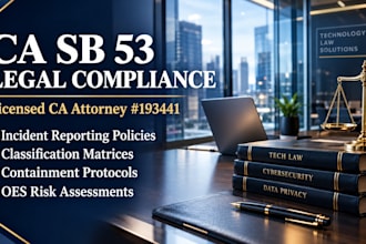 draft ca sb53 incident response containment model shutdown protocol as ca lawyer