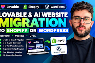 do lovable to shopify website migration any ai website to wordpress website