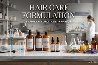 formulate custom shampoo, conditioner and hair cair products