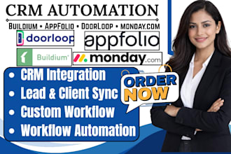 setup buildium appfolio doorloop monday property management crm automation