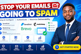 configure sendgrid mailchimp brevo dkim dns authentication email deliverability