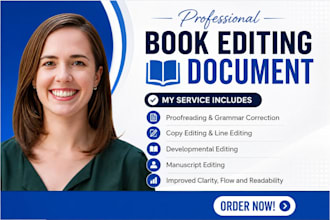 do german book proofreading copy edit text novel developmental book editor