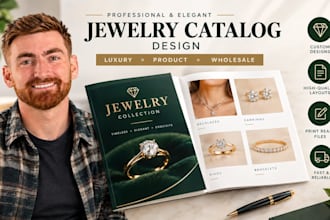 design jewelry catalog, luxury jewelry product catalog, wholesale line sheet