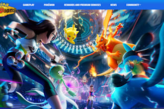 design pokemon website pokémon tcg, trading card and collectibles shopify store