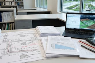 do hydrologic calculation, storm sewer pipe sizing, and hydraulic report