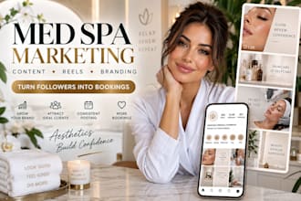 be your med spa social media manager and content creator