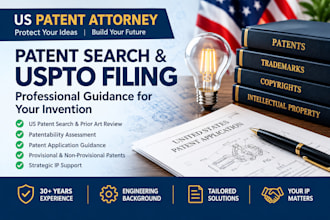provide expert patent trademark copyright, legal services