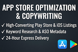 courser will write high converting app store and play store copy for your app