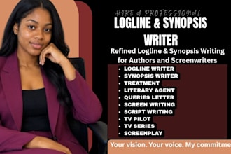 logline synopsis writer treatment query letter literary agent screenplay writing