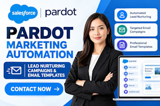 setup pardot marketing automation lead nurturing campaigns email templates