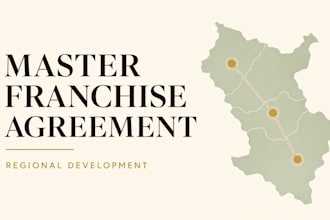 draft a regional development and master franchise agreement