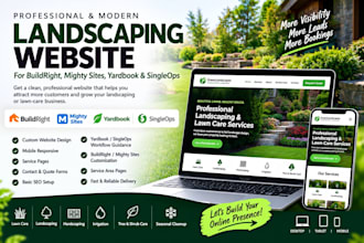 build buildright mighty sites yardbook singleops landscaping website singleops