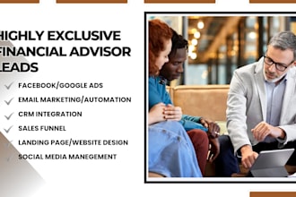 generate financial advisor leads