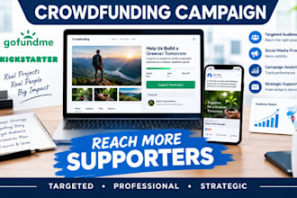 crowdfunding campaign promotion for targeted donor outreach