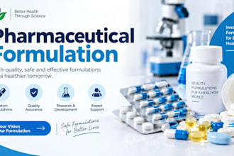 develop professional pharmaceutical formulations for your product