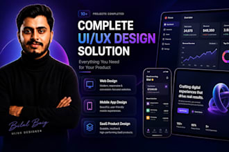 design saas CRM dashboard, web app UI UX and figma prototype
