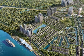 design 3d residential masterplan large scale real estate development rendering