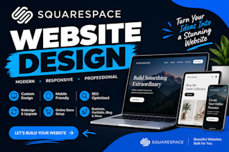 develop and design  squarespace website squarespace redesign squarespace website